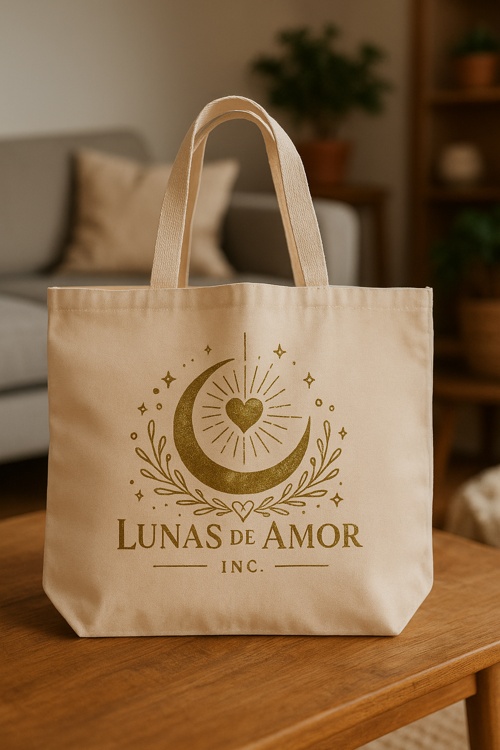 Lunas de Amor Canvas Tote Bag